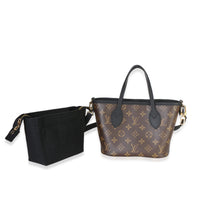 Louis Vuitton Black Monogram Canvas Neverfull Bandouliere Inside Out BB Handbag 6