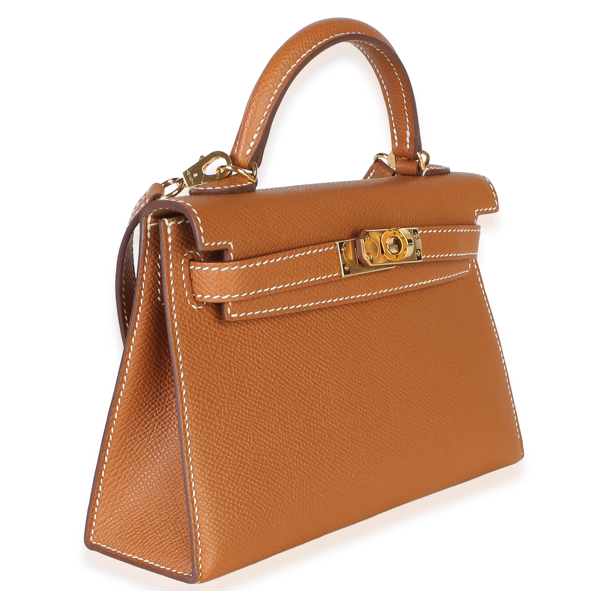 Hermès Gold Epsom Sellier Mini Kelly II 20 GHW Handbag 3