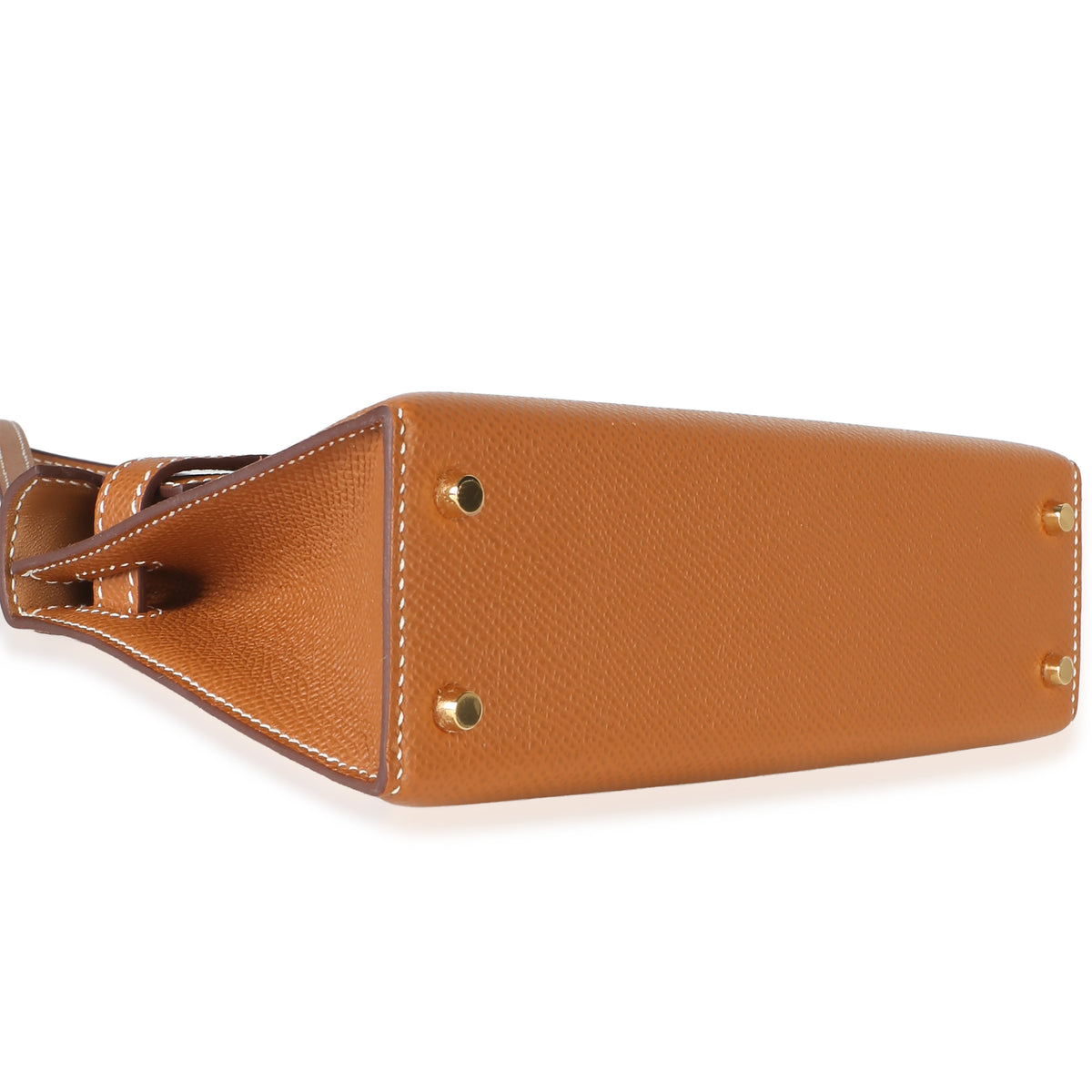 Hermès Gold Epsom Sellier Mini Kelly II 20 GHW Handbag 7