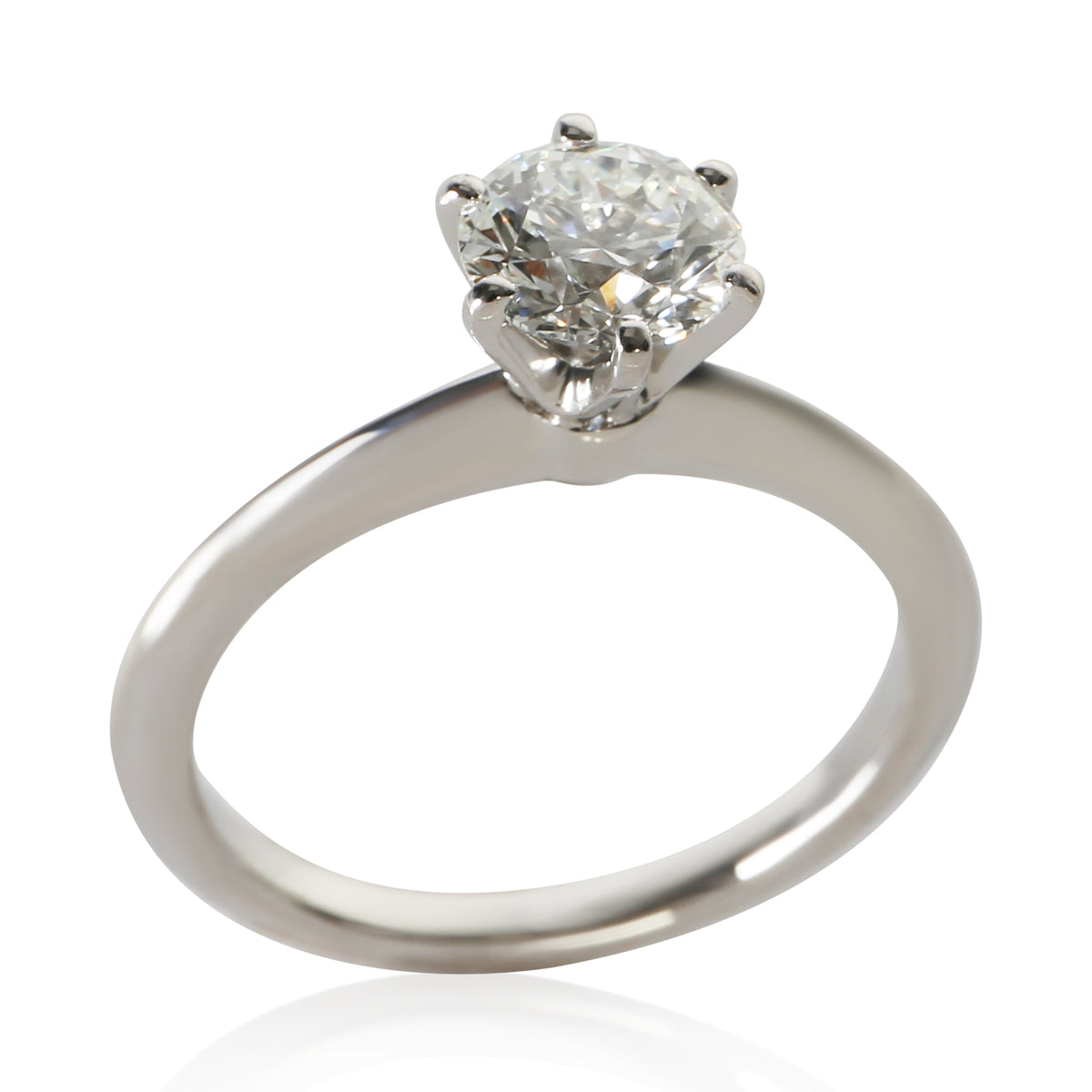 Tiffany & Co. 0.92 ct Round Brilliant Diamond Engagement Ring 6
