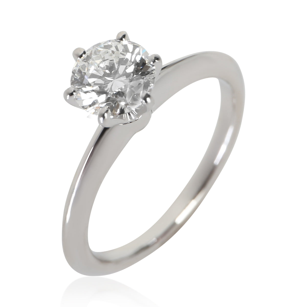 Tiffany & Co. 0.92 ct Round Brilliant Diamond Engagement Ring 7