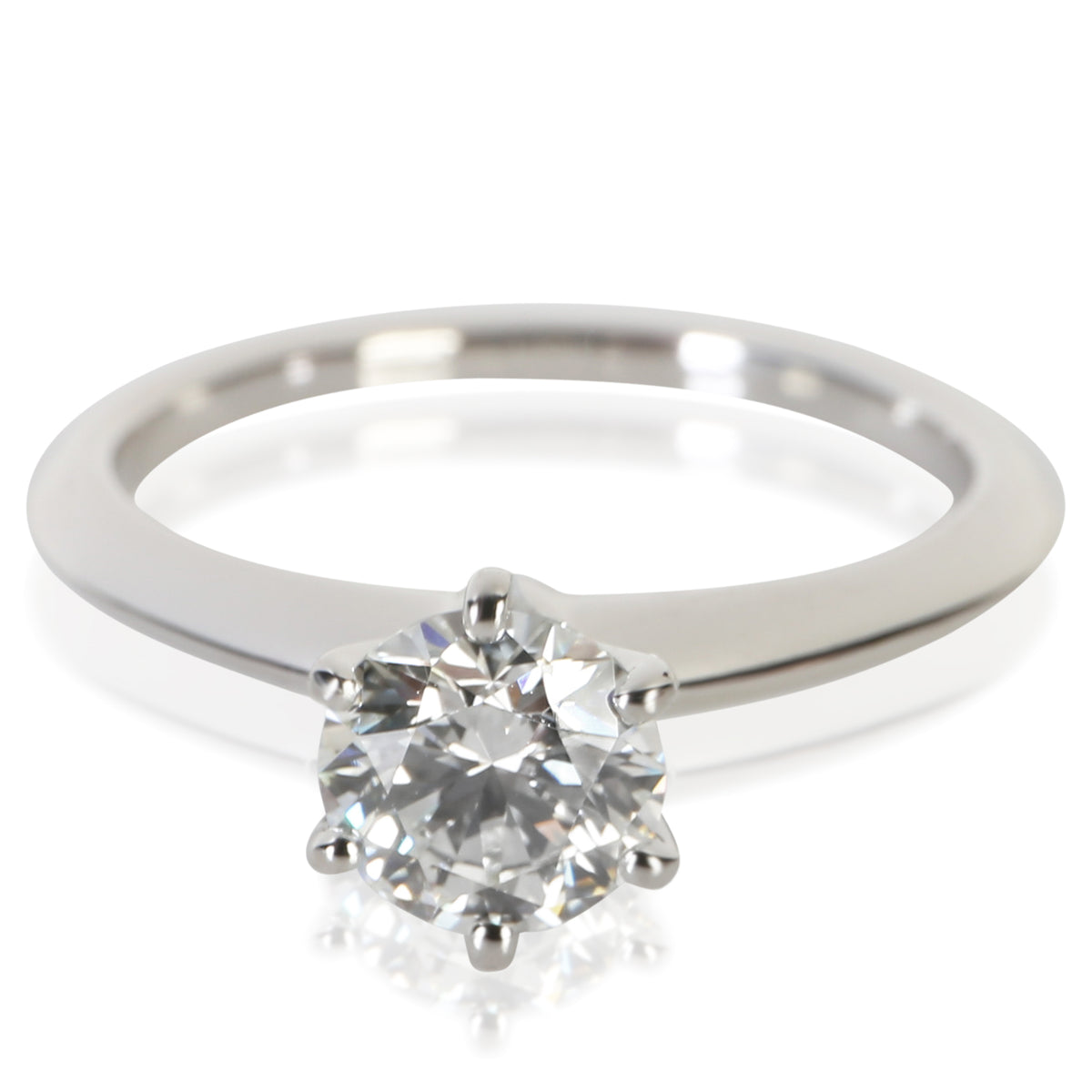 Tiffany & Co. 0.92 ct Round Brilliant Diamond Engagement Ring fv