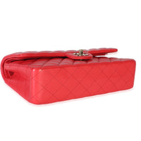 Chanel Red Quilted Caviar Medium Classic Double Flap Bag Handbag 7