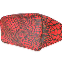 Louis Vuitton Red Monogram Canvas Kusama Waves Neverfull MM Handbag 6