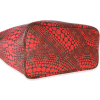 Louis Vuitton Red Monogram Canvas Kusama Waves Neverfull MM Handbag 7