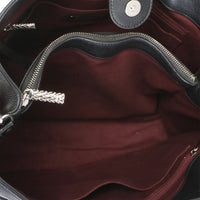 Chanel Black Grained Calfskin Small Neo Executive Shopper Tote Handbag 8