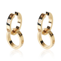 Cartier Yellow Gold Diamond Love Multiwear Earrings 3