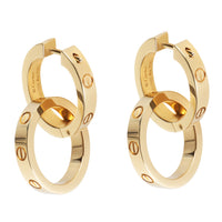 Cartier Yellow Gold Diamond Love Multiwear Earrings 4