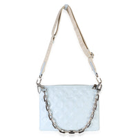 Louis Vuitton Light Blue Monogram Embossed Lambskin Coussin PM Handbag 8