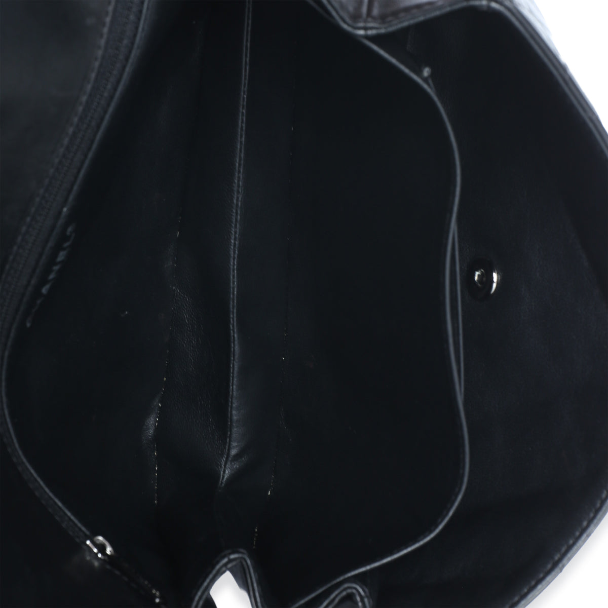 Chanel Black Quilted Lambskin Boy Accordion Flap Bag Handbag 11