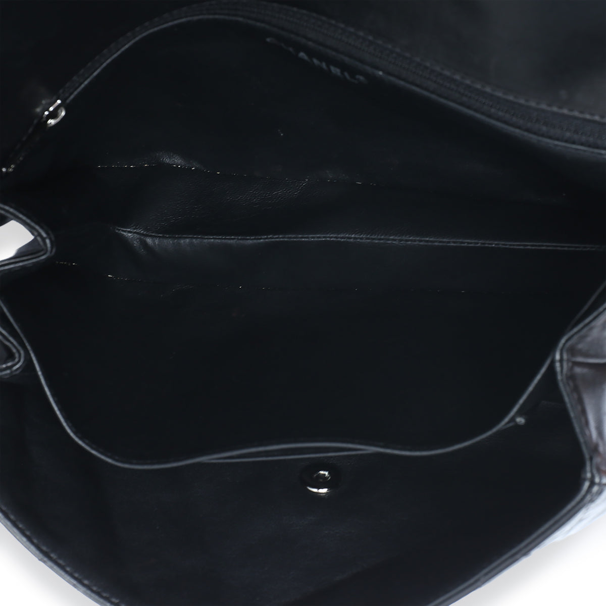 Chanel Black Quilted Lambskin Boy Accordion Flap Bag Handbag 11