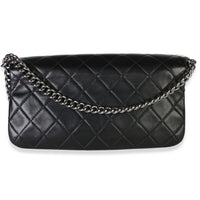 Chanel Black Quilted Lambskin Boy Accordion Flap Bag Handbag 5