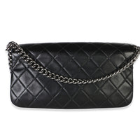 Chanel Black Quilted Lambskin Boy Accordion Flap Bag Handbag 5