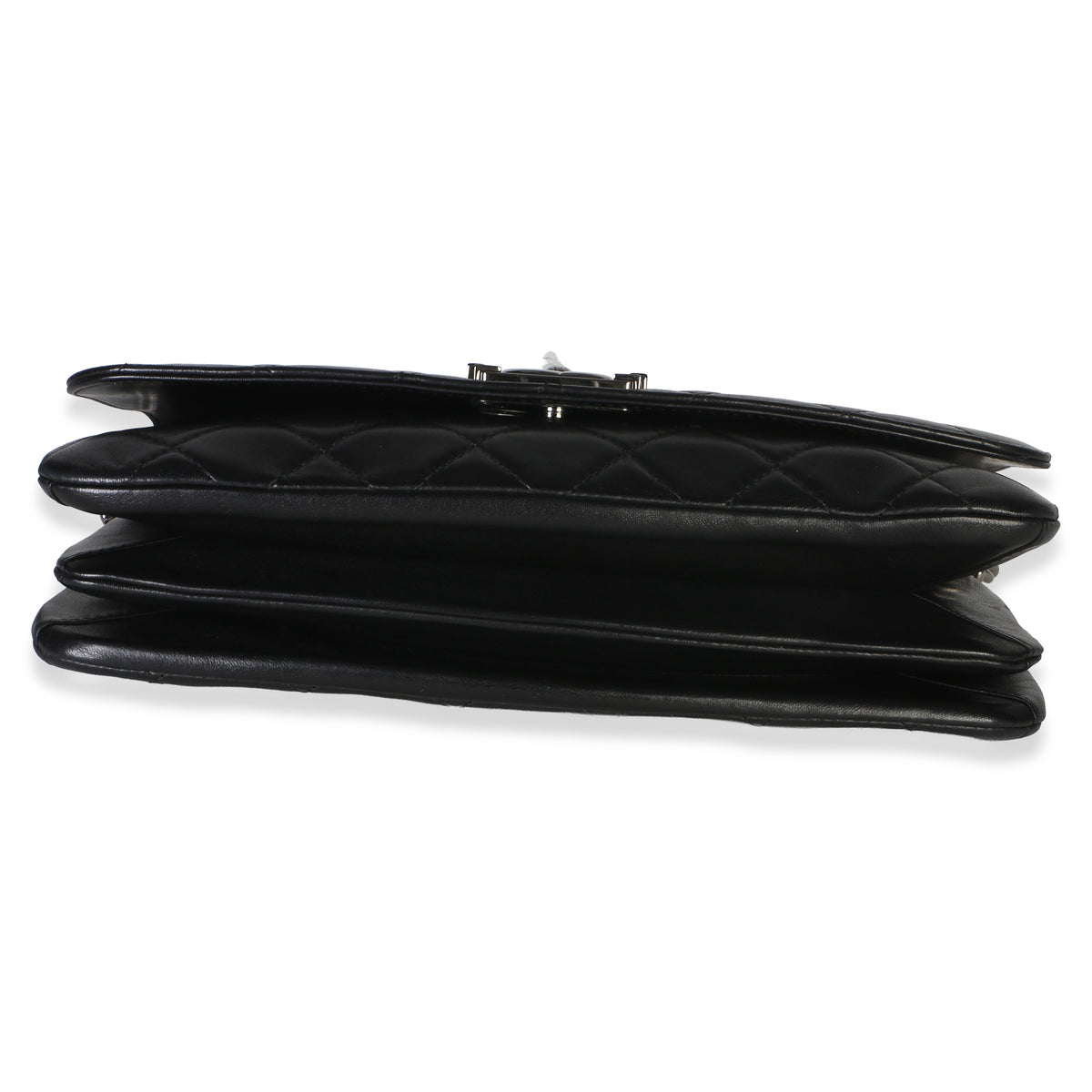 Chanel Black Quilted Lambskin Boy Accordion Flap Bag Handbag 6