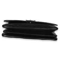 Chanel Black Quilted Lambskin Boy Accordion Flap Bag Handbag 6