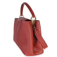Louis Vuitton Rust Smooth Grained Calfskin Capucines GM Souple Handbag 2