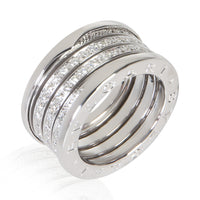 BVLGARI White Gold Diamond B.zero1 Ring 4