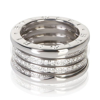 BVLGARI White Gold Diamond B.zero1 Ring fv