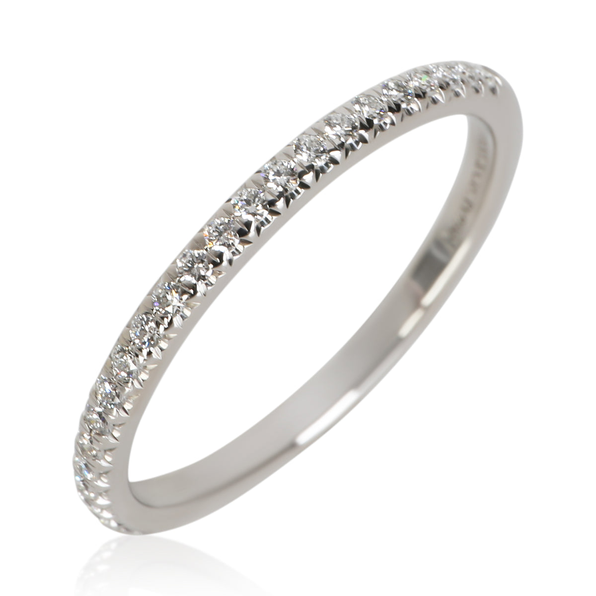 Tiffany & Co. Platinum Diamond Soleste Half Eternity Band 4