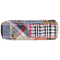 Chanel Multicolor Denim Tweed Patchwork Jumbo Single Flap Bag Handbag 5