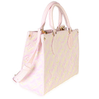 Louis Vuitton Pink Monogram Empreinte Summer Stardust Onthego PM Handbag 3