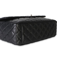 Chanel 24C Black Quilted Caviar Maxi XXL Travel Flap Bag Handbag 7