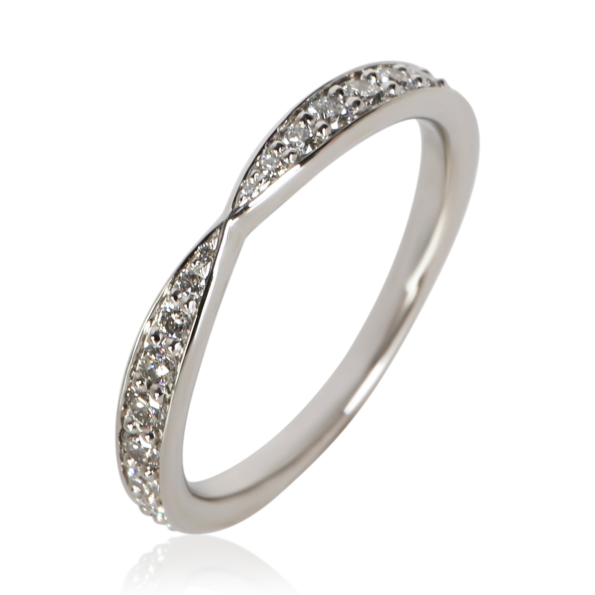 Tiffany & Co. Platinum Diamond Harmony Band 4
