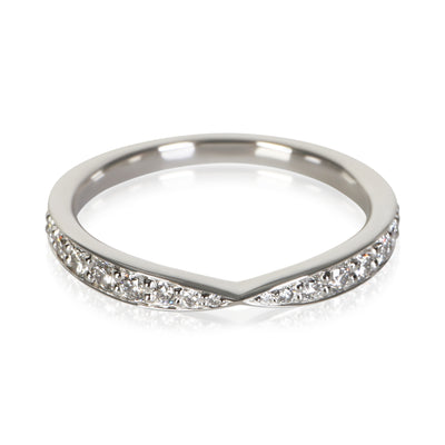 Tiffany & Co. Platinum Diamond Harmony Band fv
