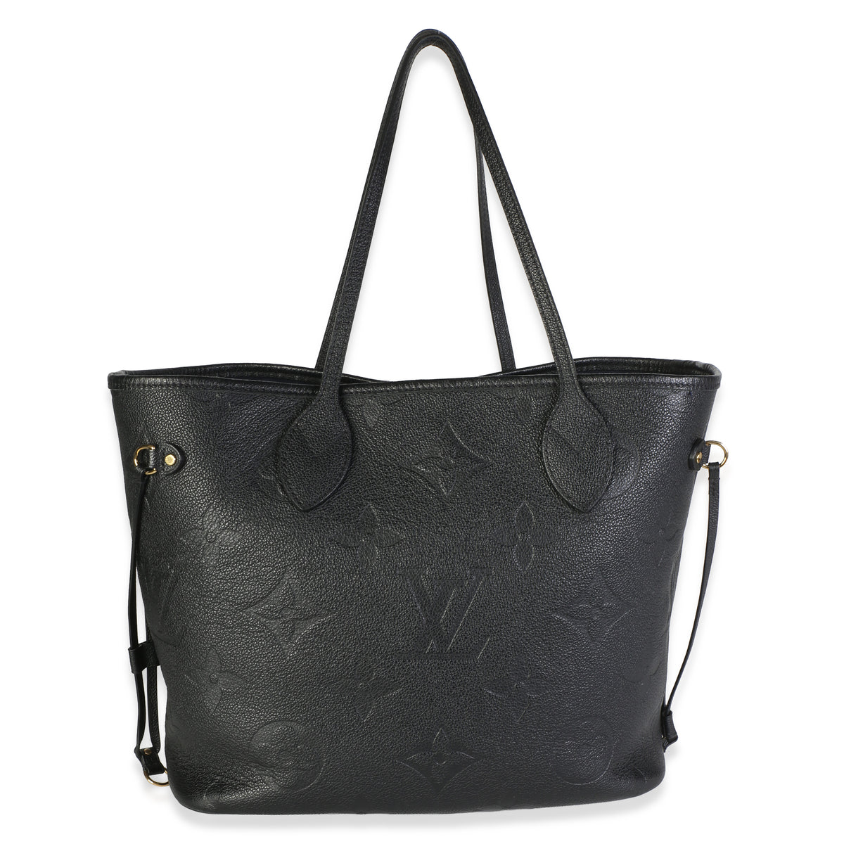 Louis Vuitton Black Giant Monogram Empreinte Neverfull MM Handbag 4
