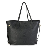 Louis Vuitton Black Giant Monogram Empreinte Neverfull MM Handbag 4