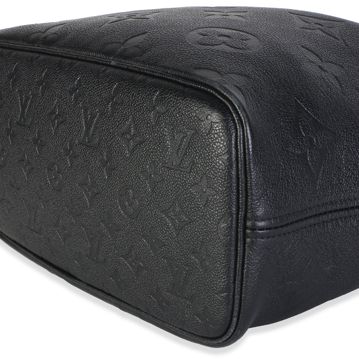 Louis Vuitton Black Giant Monogram Empreinte Neverfull MM Handbag 6
