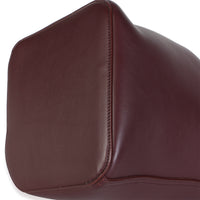 Loewe Dark Burgundy Calfskin Medium Pebble Bucket Bag Handbag 6