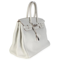 Hermès Gris Perle Togo Birkin 35 PHW Handbag 3