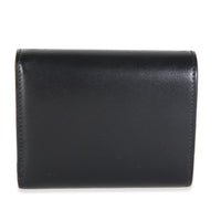 Celine Black Calfskin Small Compact Triomphe Flap Wallet Wallet 4
