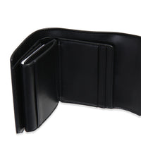 Celine Black Calfskin Small Compact Triomphe Flap Wallet Wallet 8