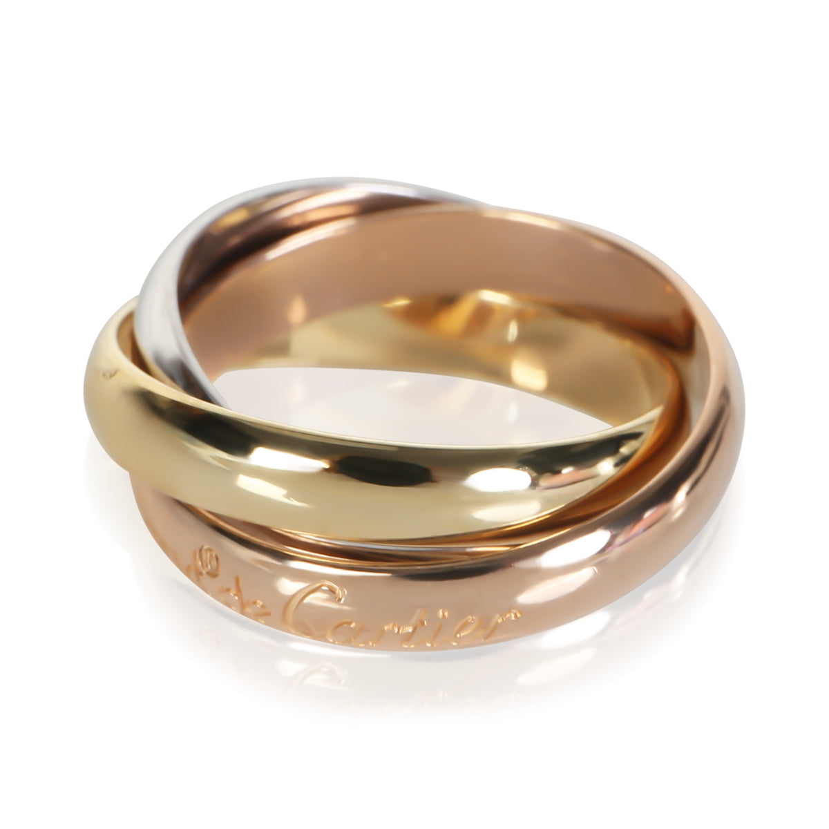 Cartier 3 Tone Gold Le Must de  Trinity Ring 2