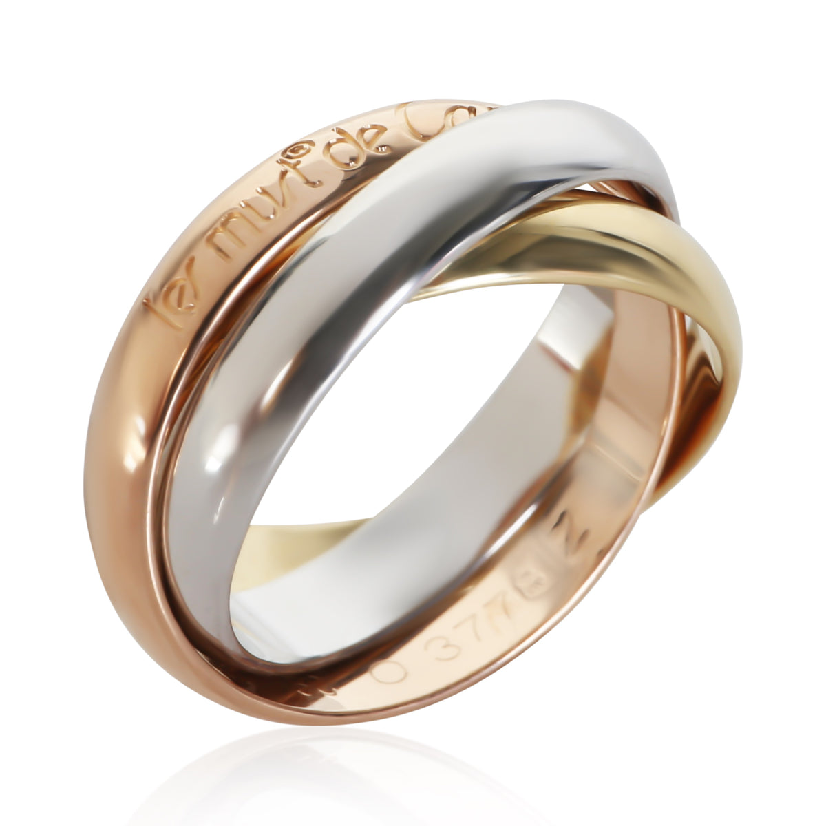 Cartier 3 Tone Gold Le Must de  Trinity Ring 5