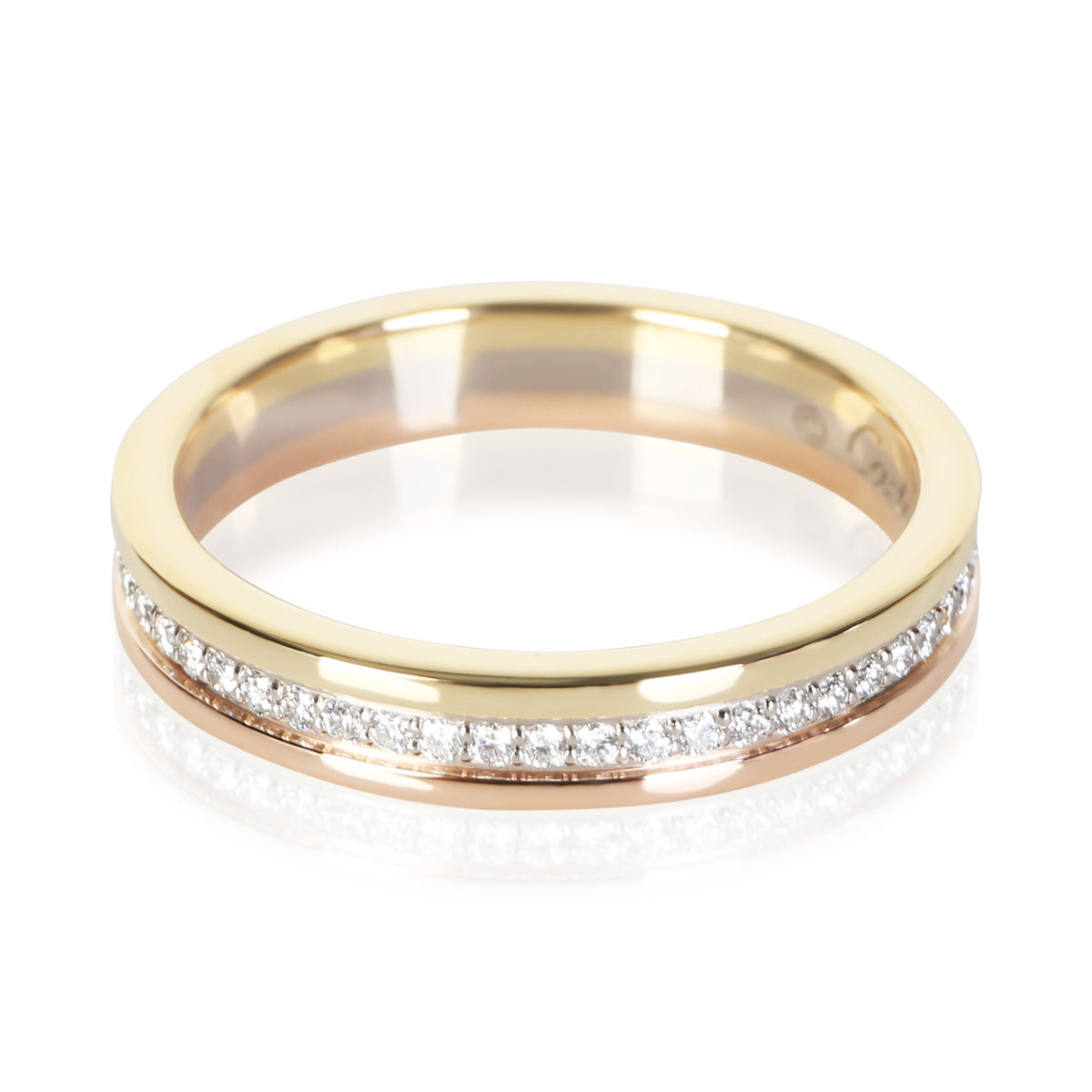 Cartier 3 Tone Gold Diamond Vendome Louis  Band 2