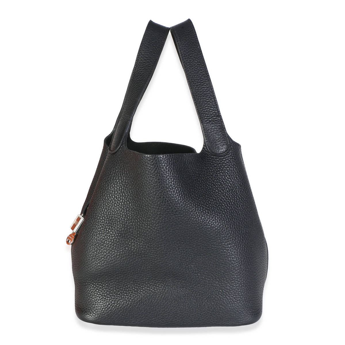 Hermès Black Clemence Picotin Lock 22 PHW Handbag 3