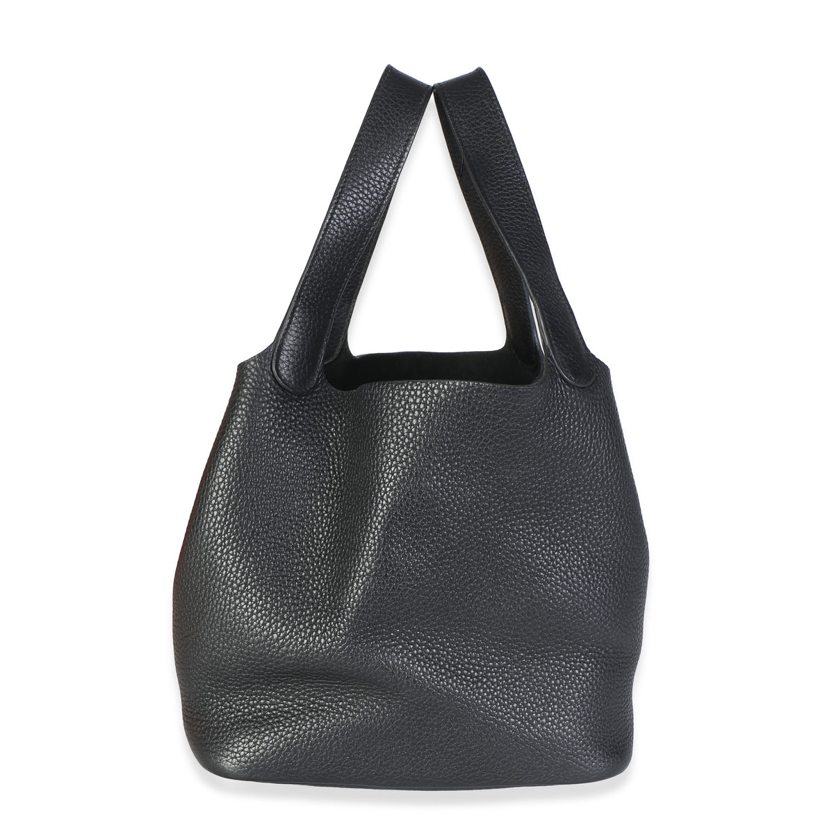 Hermès Black Clemence Picotin Lock 22 PHW Handbag 5