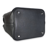 Hermès Black Clemence Picotin Lock 22 PHW Handbag 8