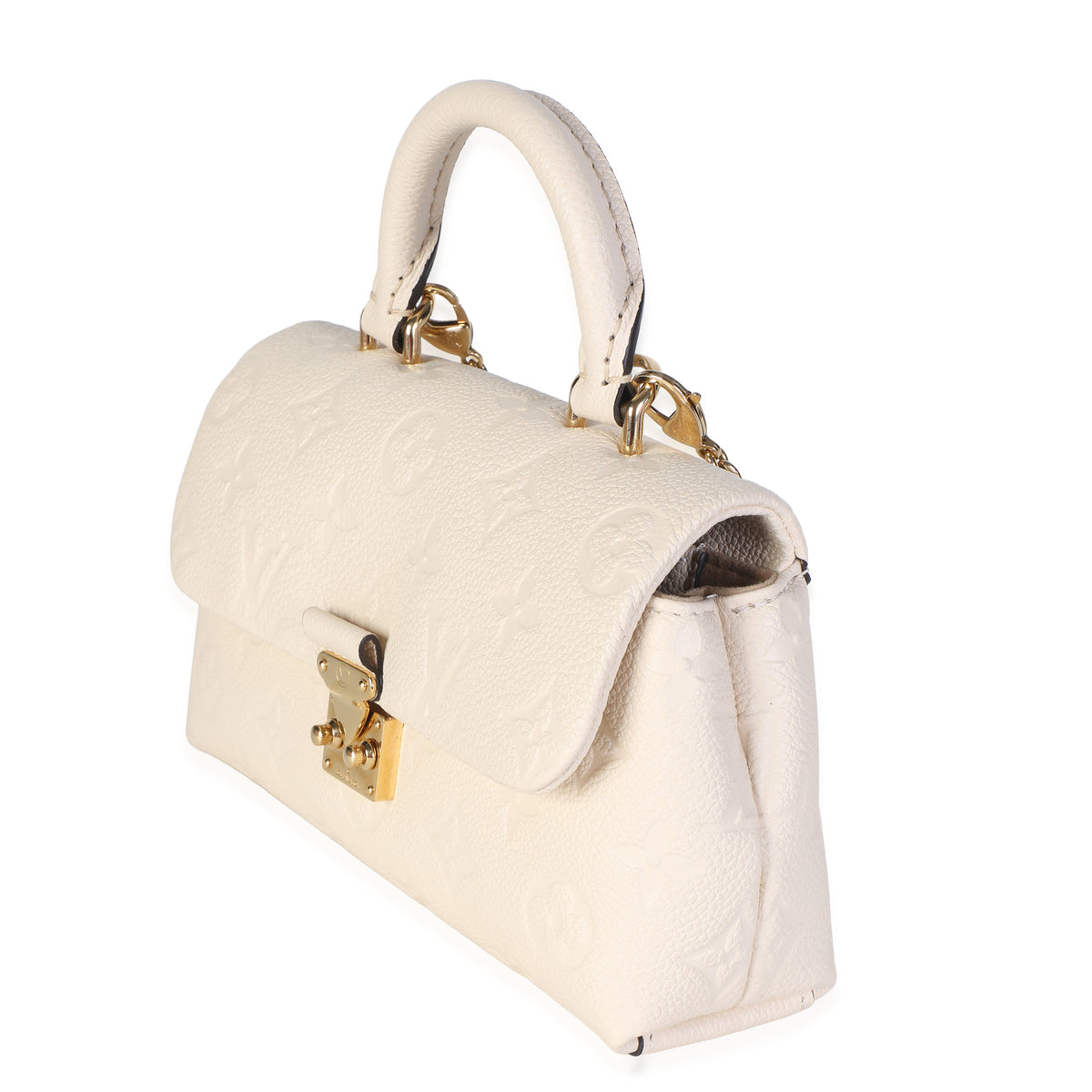 Louis Vuitton Cream Monogram Empreinte Nano Madeleine Handbag 2