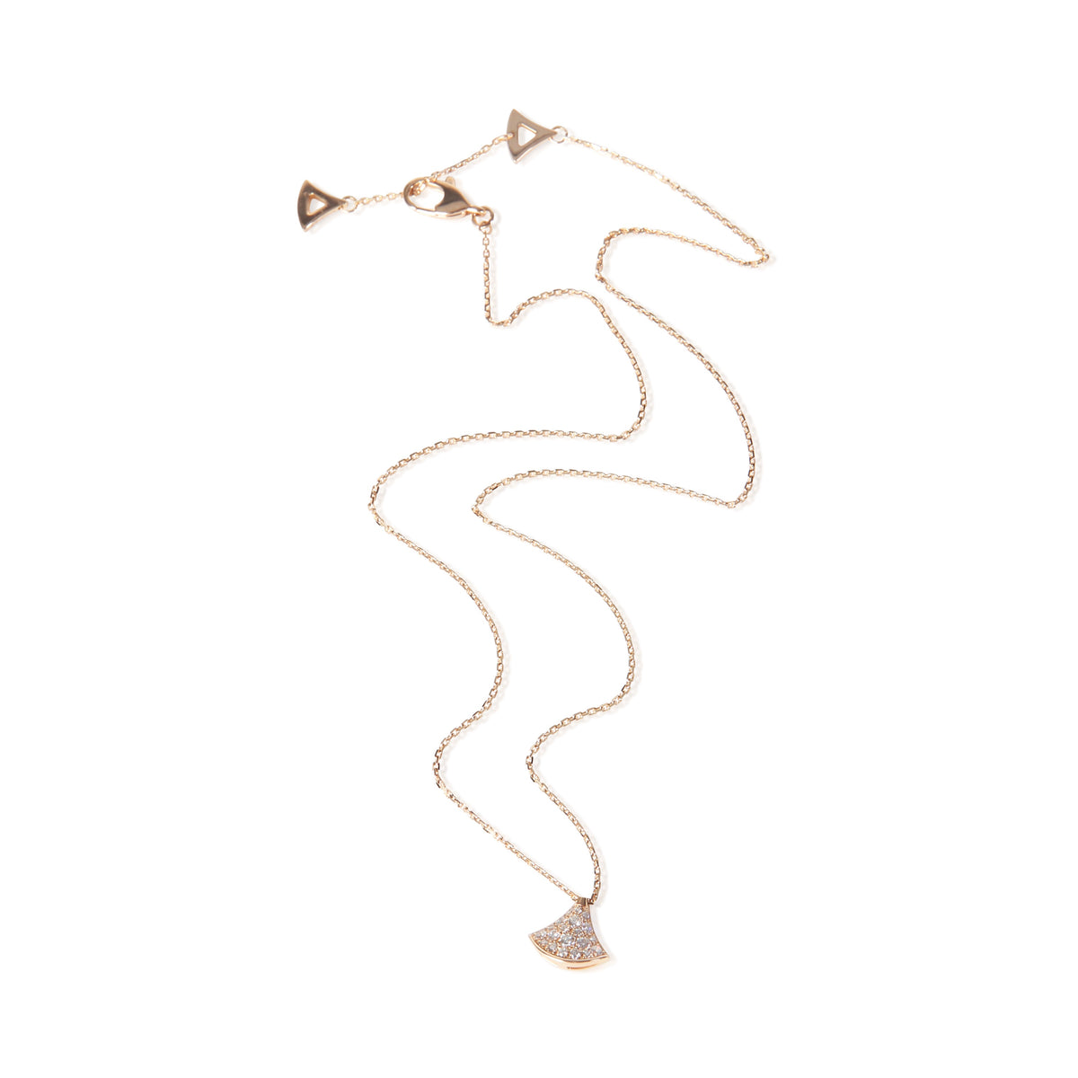 BVLGARI Rose Gold Diamond Diva's Dream Pendant 3