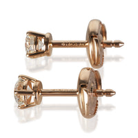 Tiffany & Co. Rose Gold Diamond Stud Earrings 4
