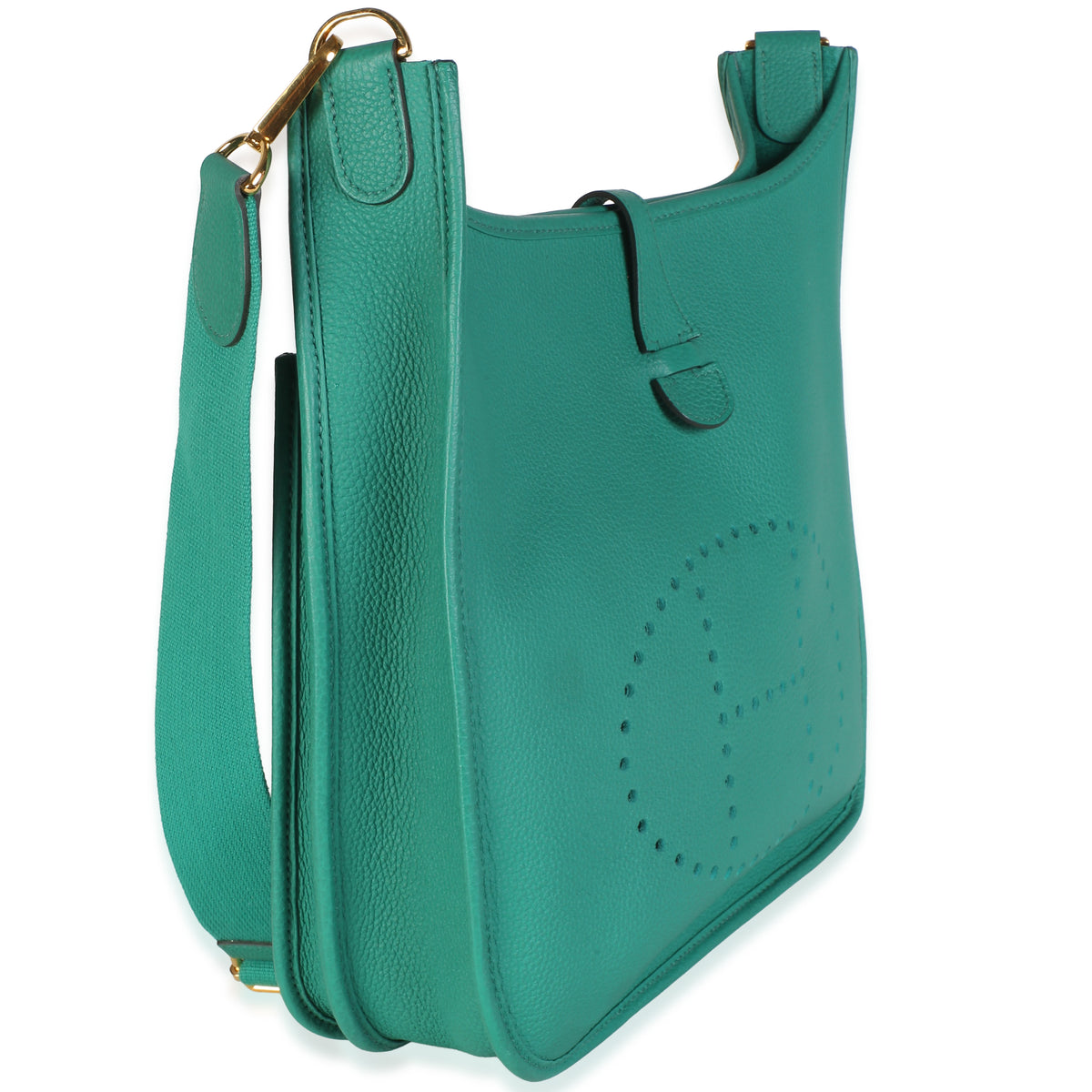 Hermès Vert Vertigo Clemence Evelyne III 29 GHW Handbag 3