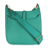 Hermès Vert Vertigo Clemence Evelyne III 29 GHW Handbag 4