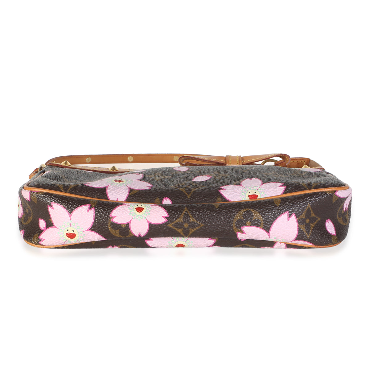 Louis Vuitton Monogram Canvas Cherry Blossom Pochette Accessories Handbag 5