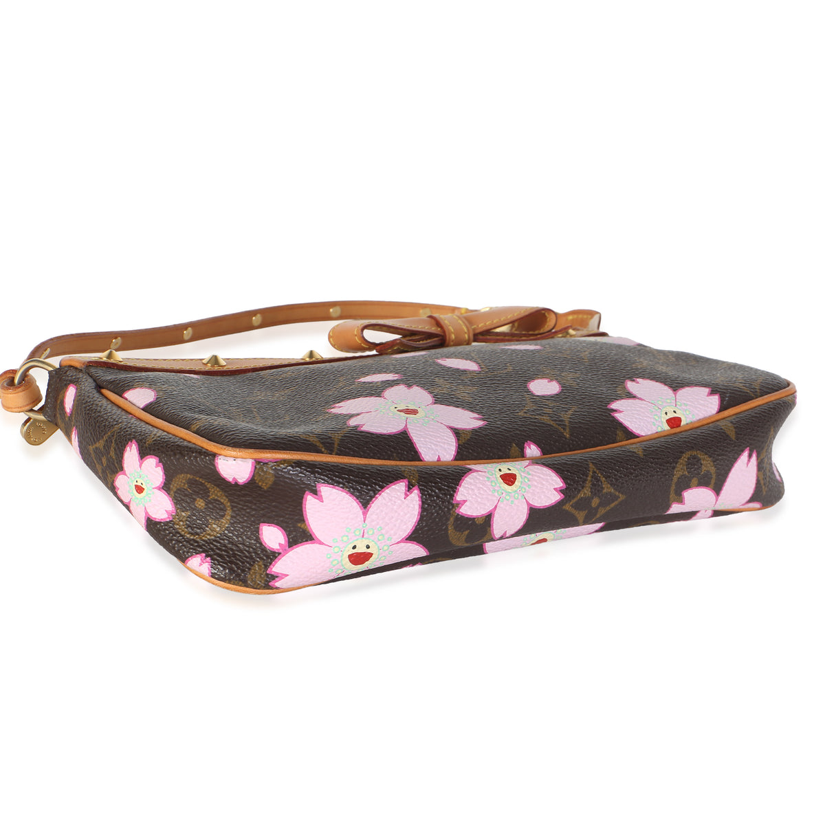Louis Vuitton Monogram Canvas Cherry Blossom Pochette Accessories Handbag 7
