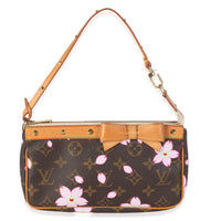 Louis Vuitton Monogram Canvas Cherry Blossom Pochette Accessories Handbag fv
