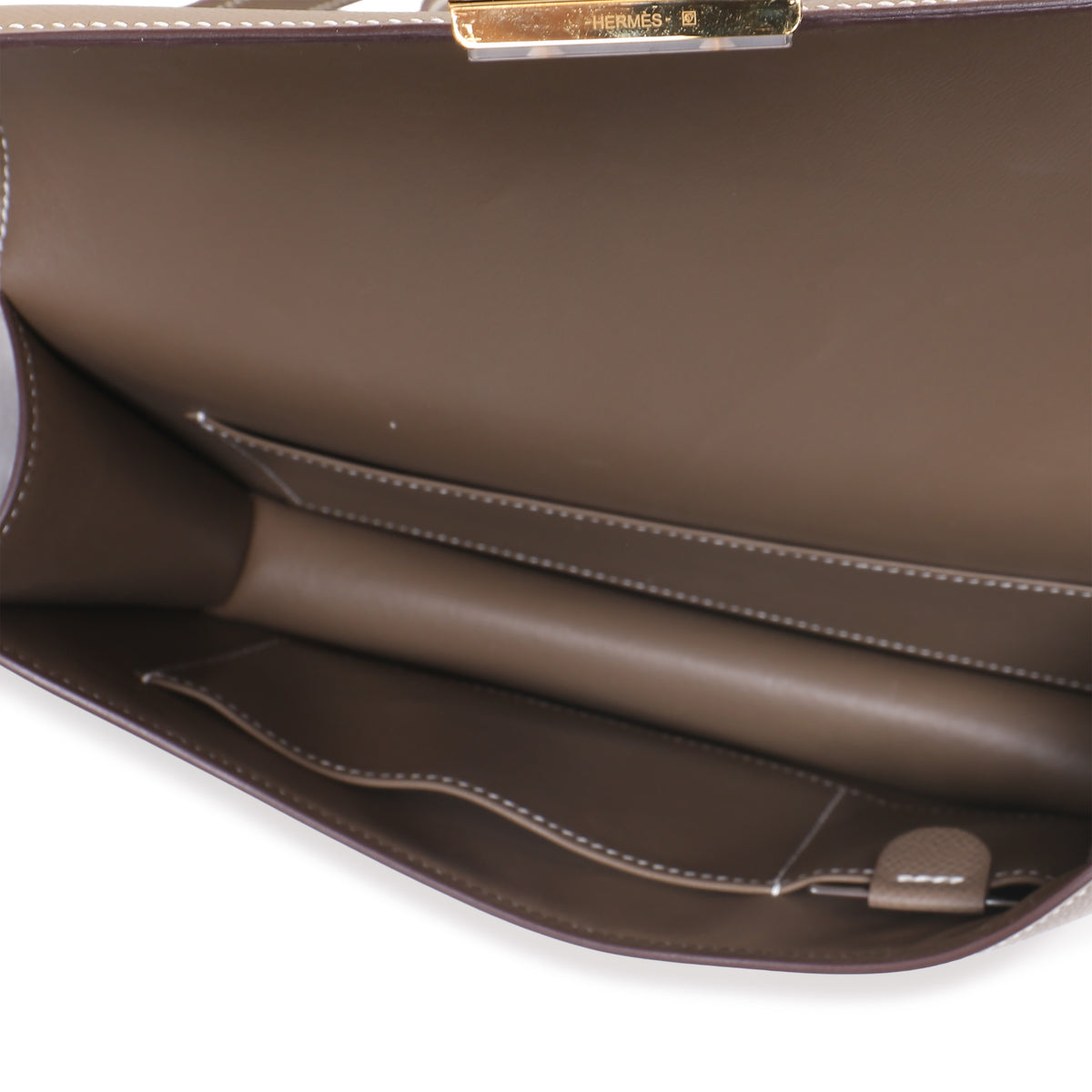 Hermès Etoupe Epsom Constance 1 Elan GHW Handbag 10